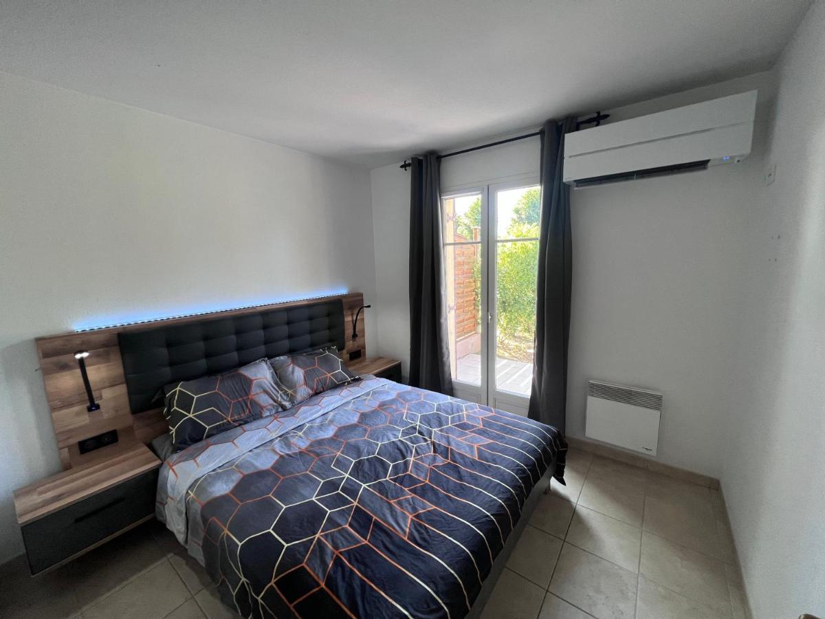 Appartement T2 Avec Jardin Prive, Piscine Et Barbecue Lorgues Exterior foto